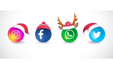 Redes sociales navidad